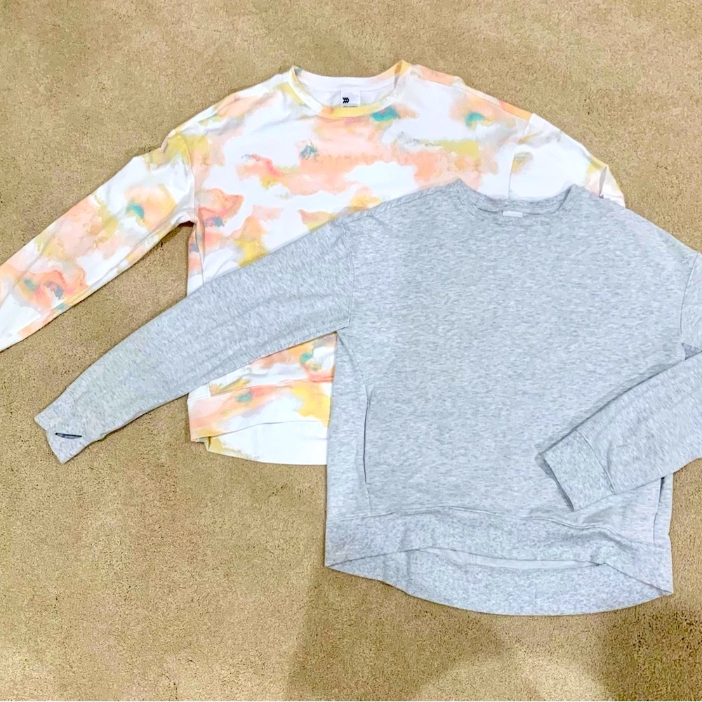 Women’s All in Motion brand cropped sweatshirts